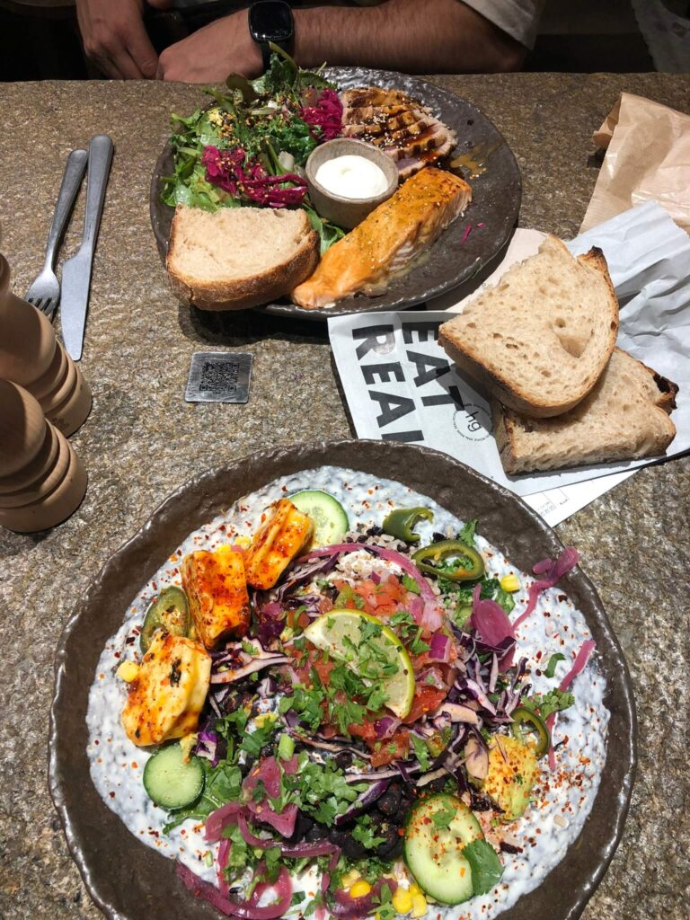 Essen bei Honest Green in Barcelona