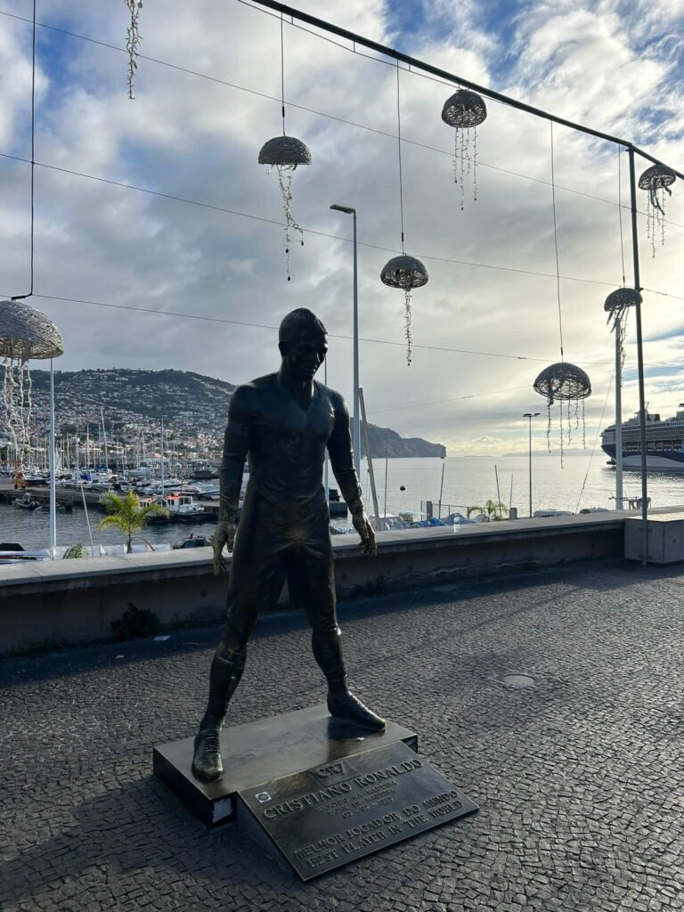 Christiana Ronaldo Statue auf Madeira, CR7 Museum, Kreuzfahrt