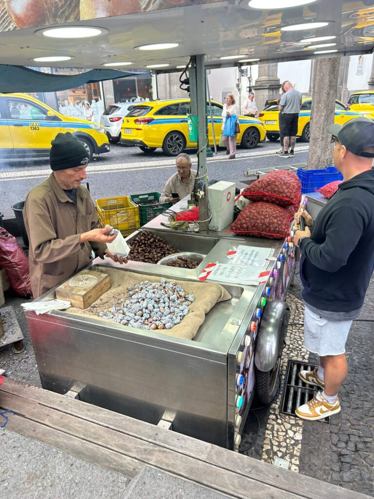 Tipp auf Madeira, frische Maronen essen, Ausflugtipps Kreuzfahrt