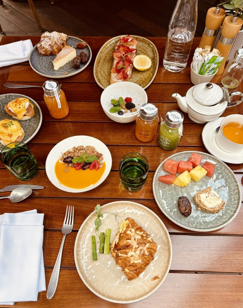 Frühstück Banyan Tree Bluewater Island Dubai