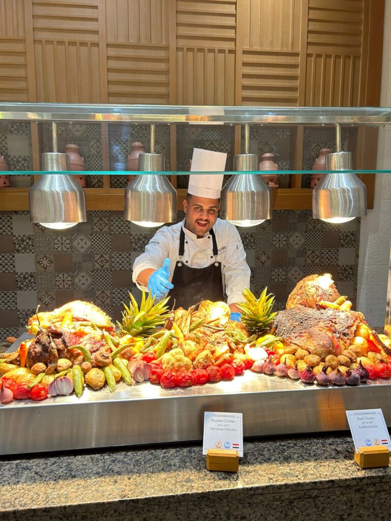 Review Steigenberger Ras Soma - Buffet Live Cooking